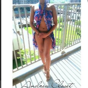 Two piece beach wrap